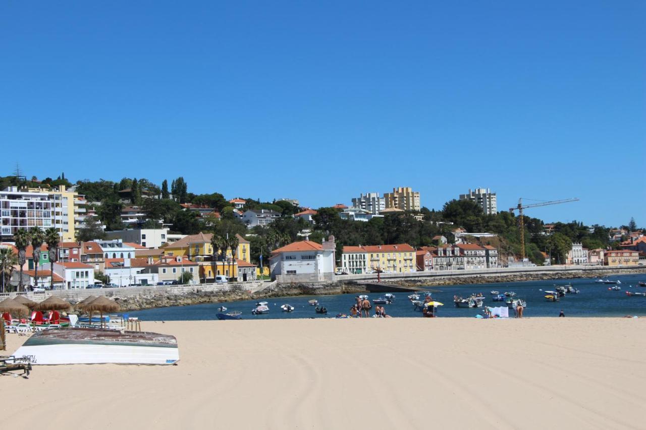 Apartamento 1 Quarto, Com Patio, Em Frente Praia Paço de Arcos Exteriör bild