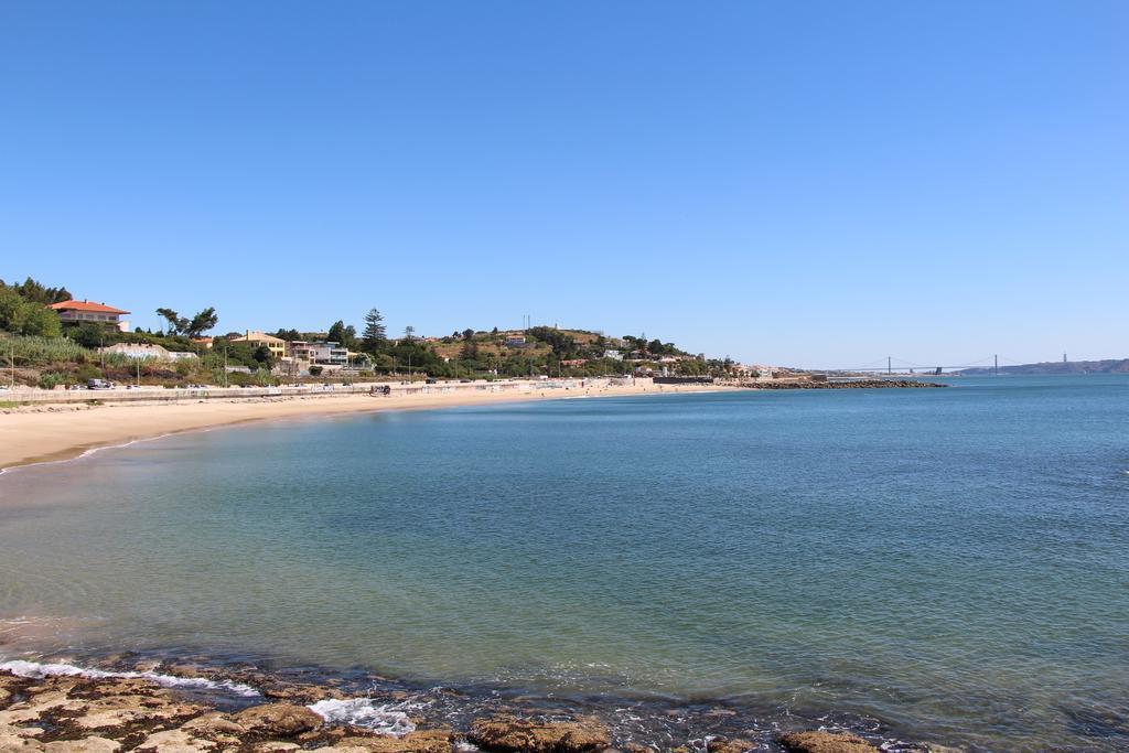 Apartamento 1 Quarto, Com Patio, Em Frente Praia Paço de Arcos Exteriör bild